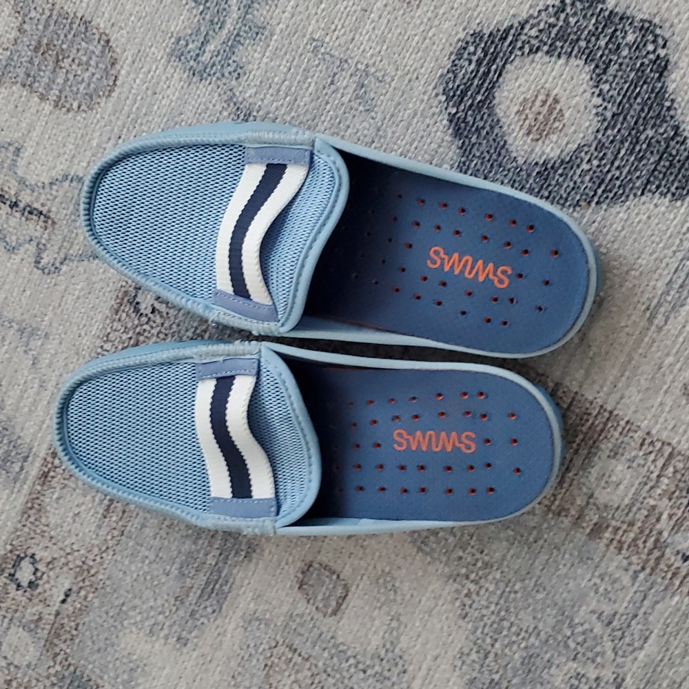 Swims Slip On Loafers Shoes in Blue Sz6 - Picture 4 of 8